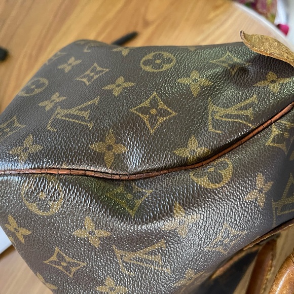 Vintage 1993 authentic Louis Vuitton brown monogram speedy 25 bag - Picture 9 of 16